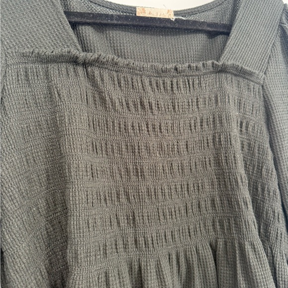 Altar'd State black Long Sleeve Blouse - Picture 2 of 4